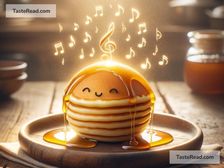 Fictional tale of the pancake that sings melodies