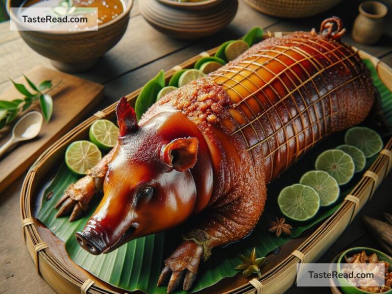 Filipino lechon preparation for special occasions