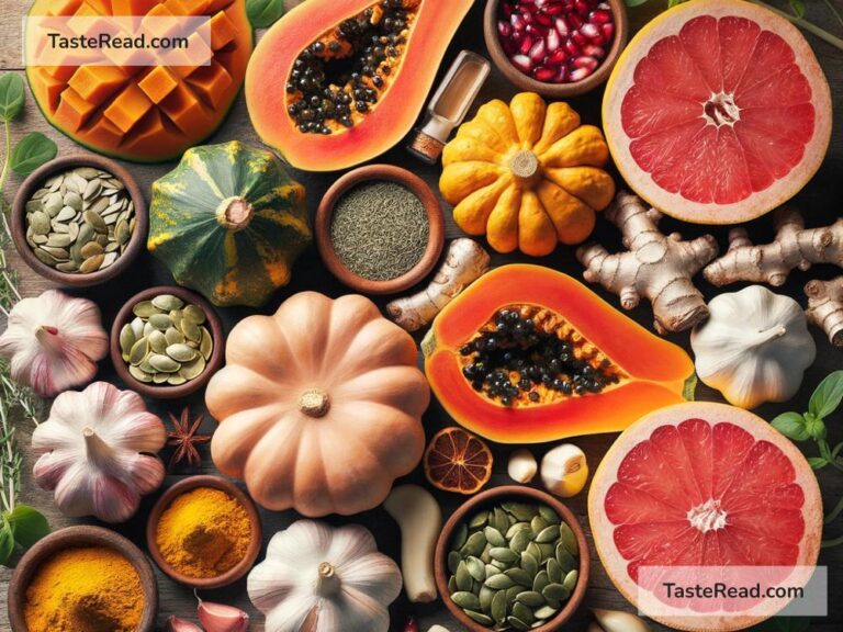 foods for improving antiparasitic capacity