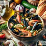 French bouillabaisse as a traditional seafood dish from Provence