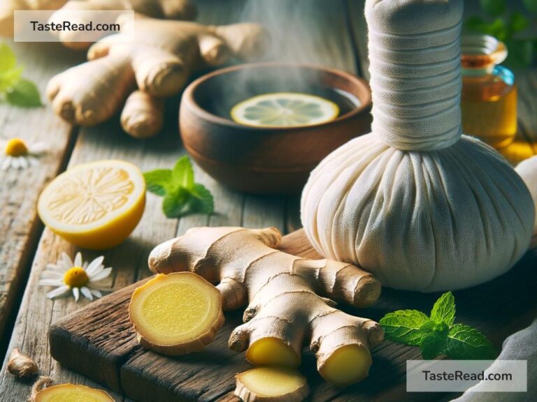Ginger compresses for relieving joint pain and muscle stiffness