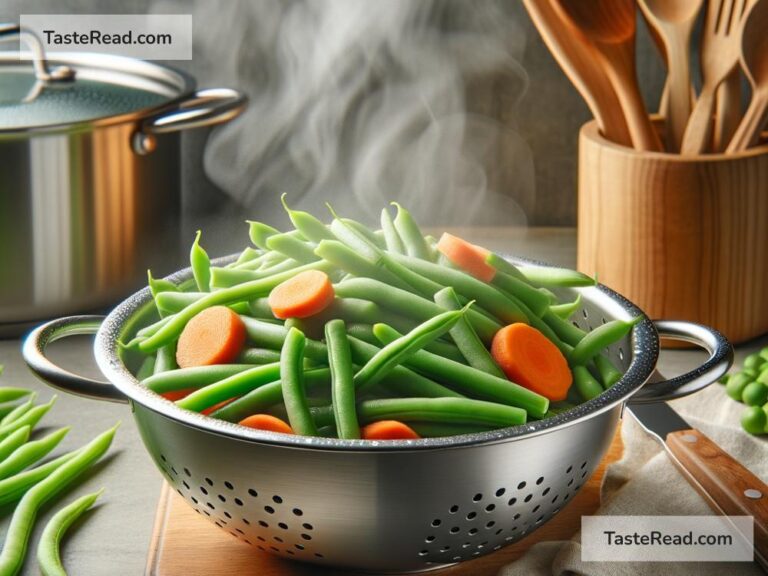 How blanching preserves the flavor of vegetables