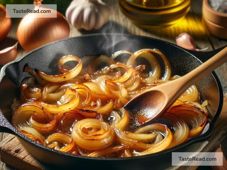 How caramelization transforms the flavor of onions