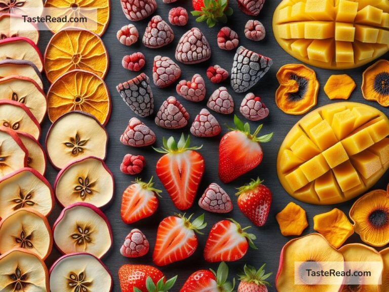 How drying methods impact the flavor concentration in fruits
