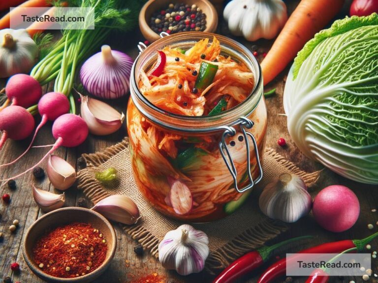How fermentation alters the taste of vegetables like kimchi