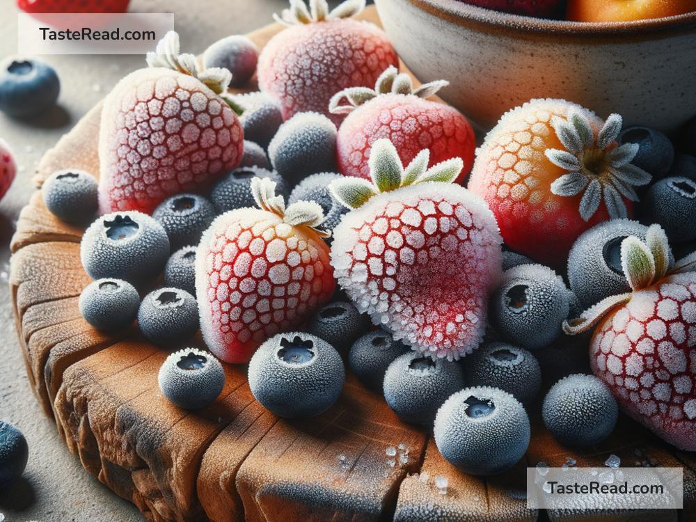 How freezing affects fruit texture and taste