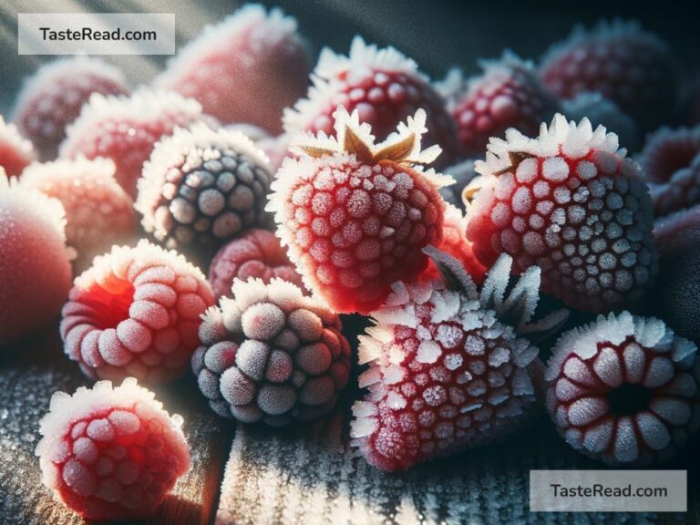 How freezing concentrates the sweetness of fruits