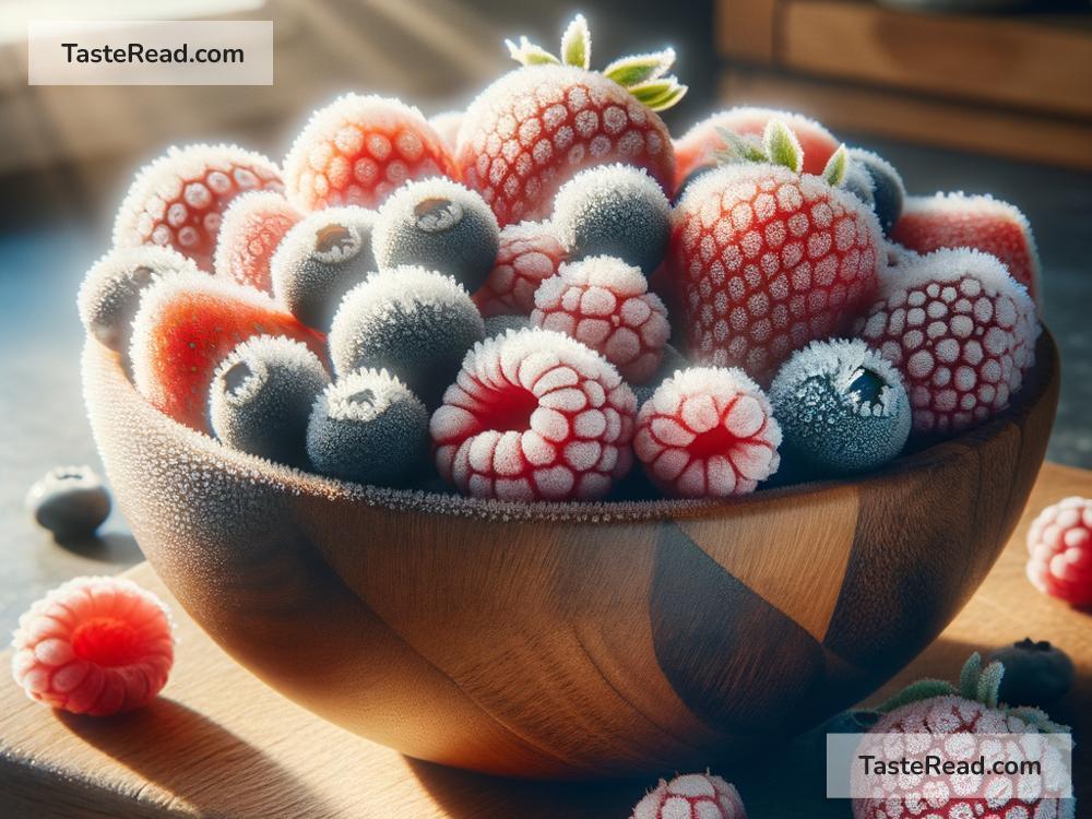 How freezing impacts the flavor of fruits
