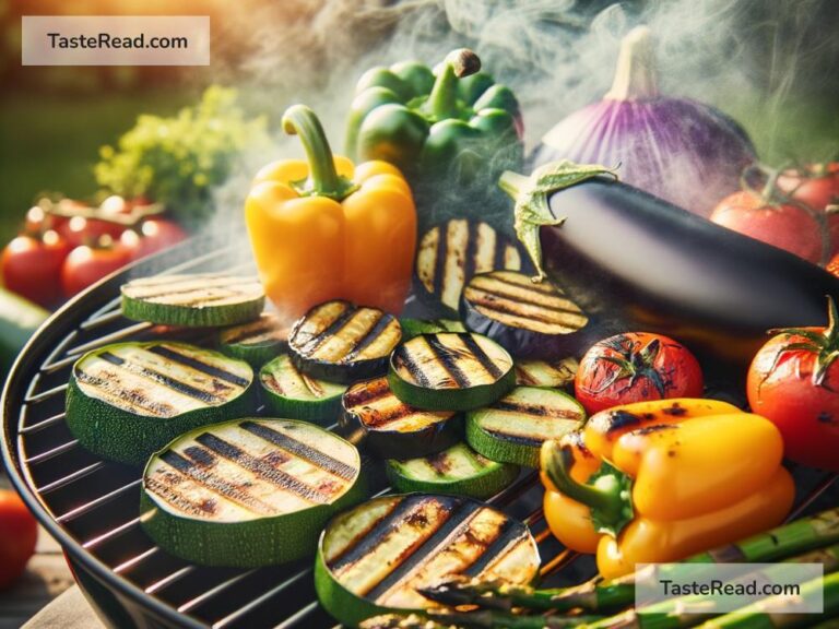How grilling vegetables enhances smoky flavors