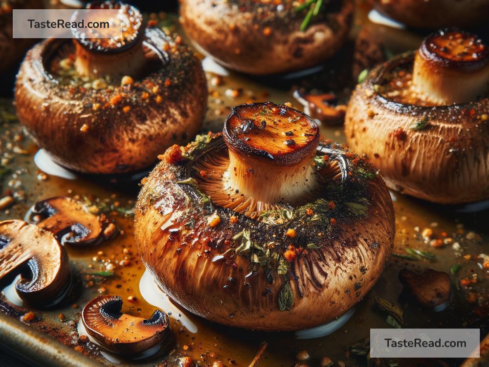 How roasting enhances the umami flavors in mushrooms