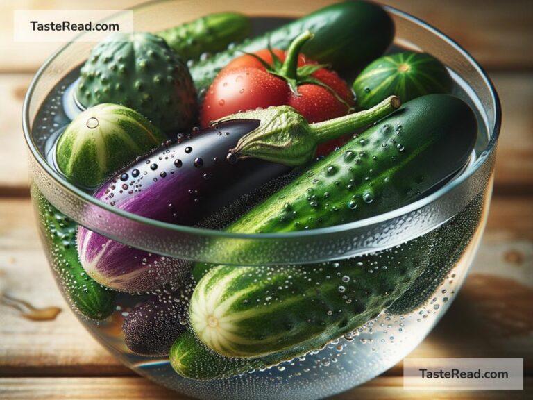 How soaking vegetables impacts bitterness levels