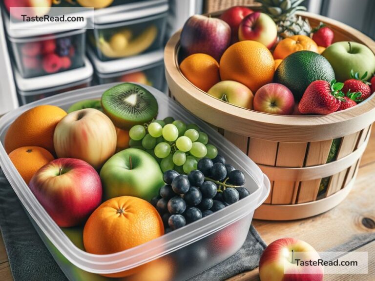 How storage conditions affect the taste of fruits