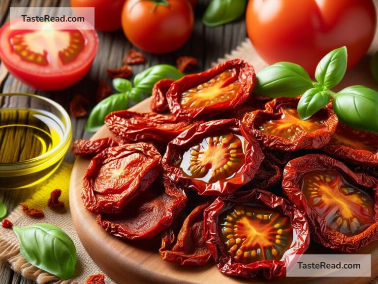 How the drying process concentrates flavors in vegetables like tomatoes