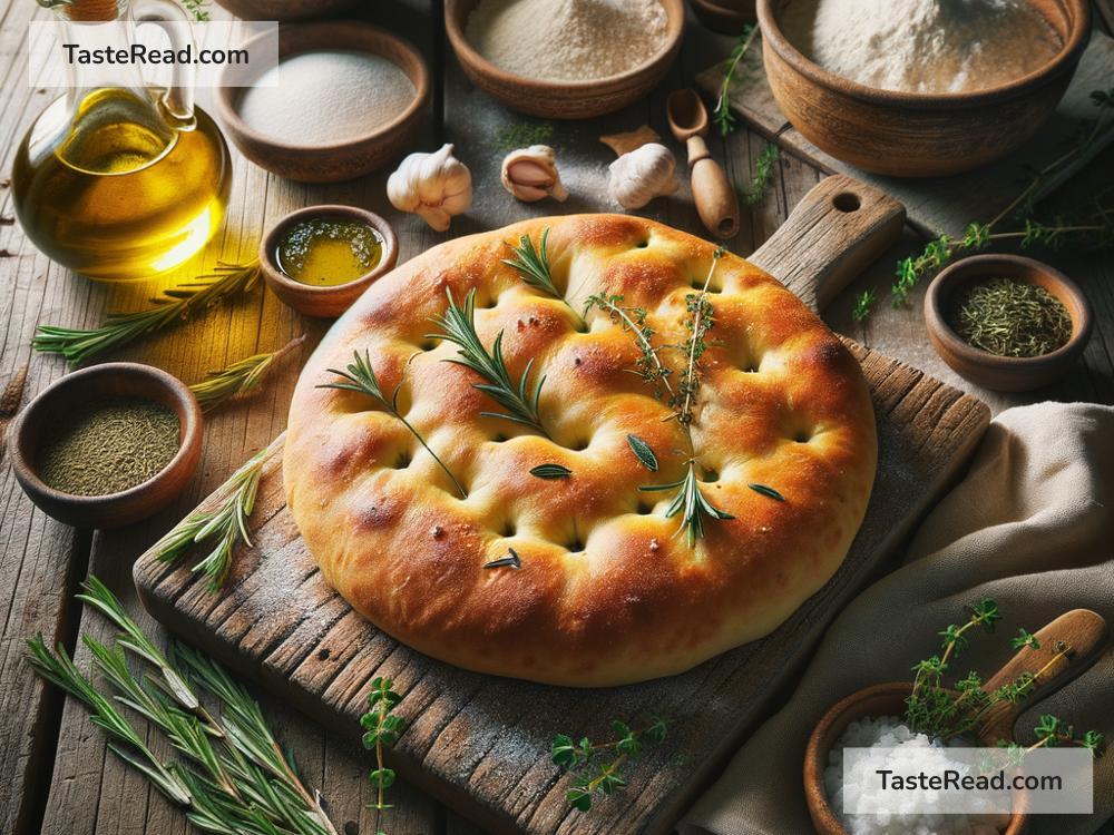 How to Bake Rustic Focaccia Bread with Olive Oil and Herbs