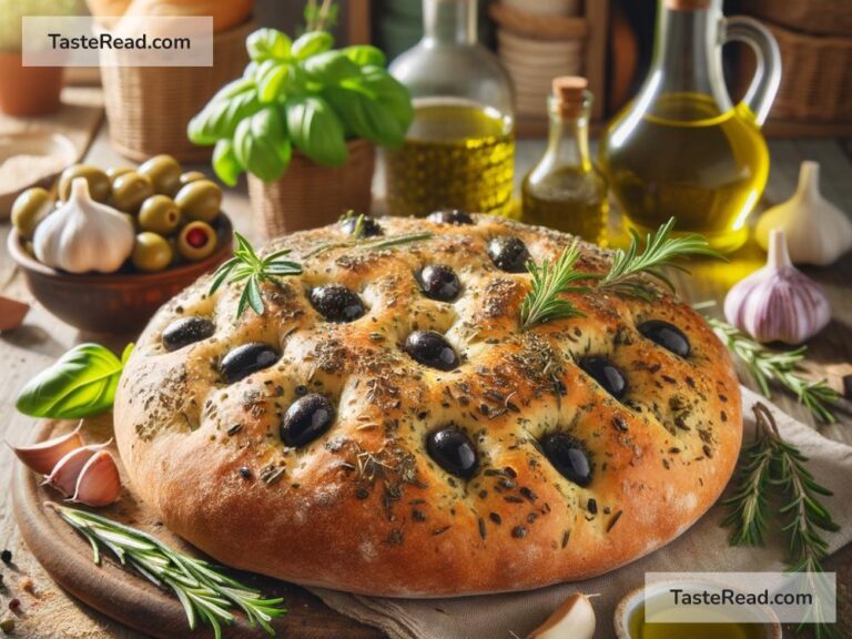 How to Bake Rustic Olive and Herb Focaccia Bread
