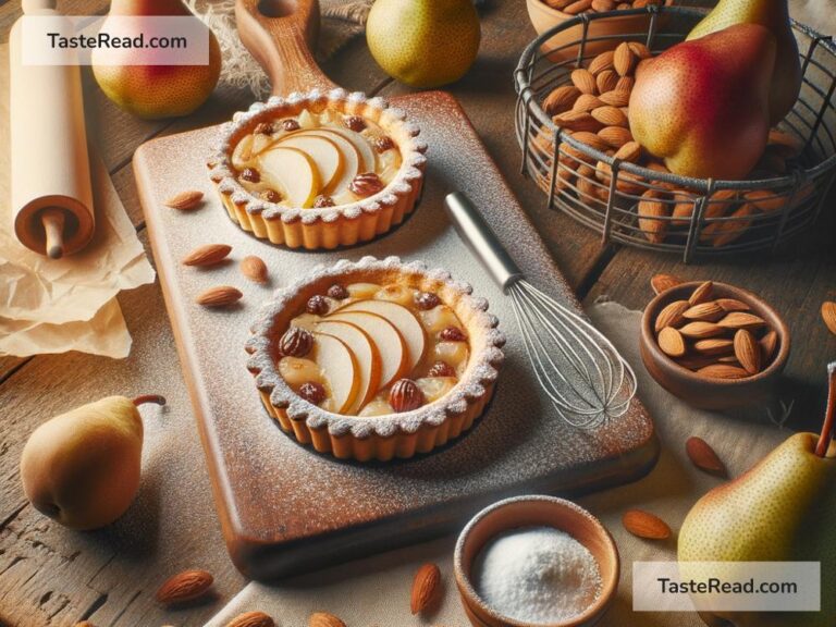 How to Bake Rustic Pear and Almond Tarts