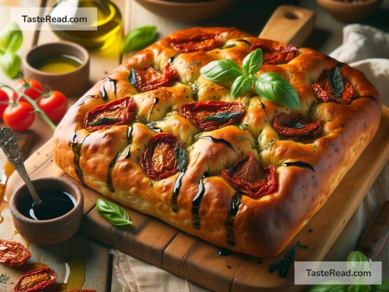 How to Bake Sun-Dried Tomato and Basil Focaccia Bread
