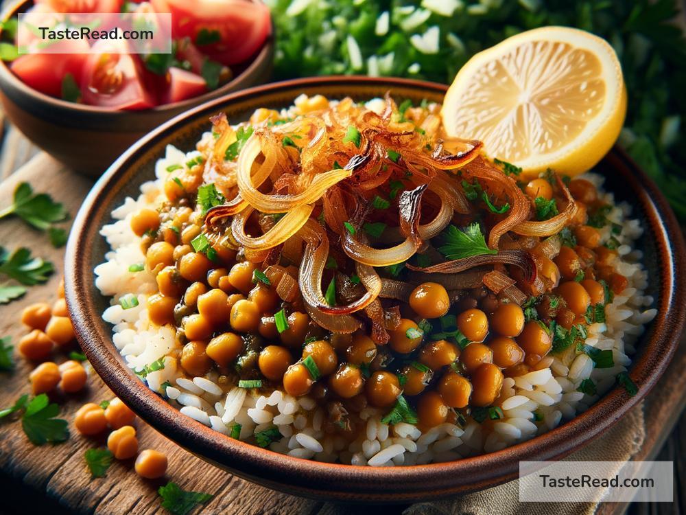 How to Craft a Tasty Lebanese Mujadara: A Lentil and Rice Dish