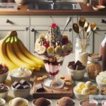 how to create a classic banana split sundae