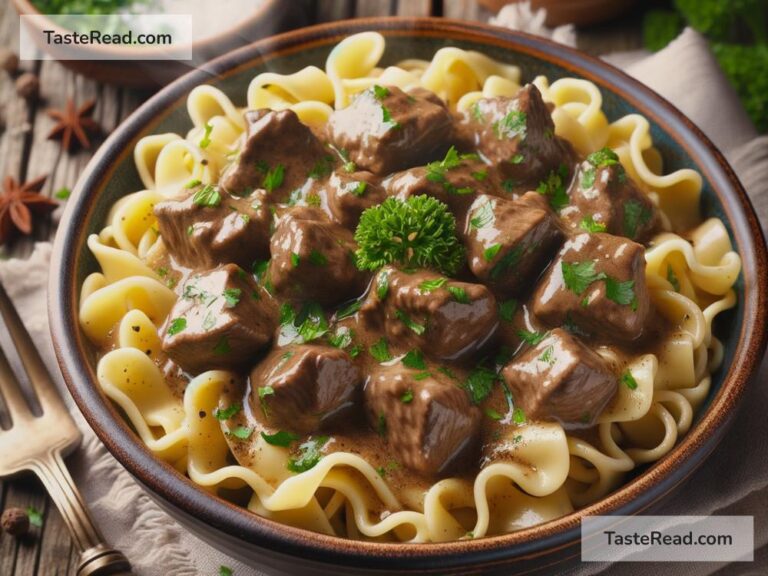 how to create a classic beef stroganoff