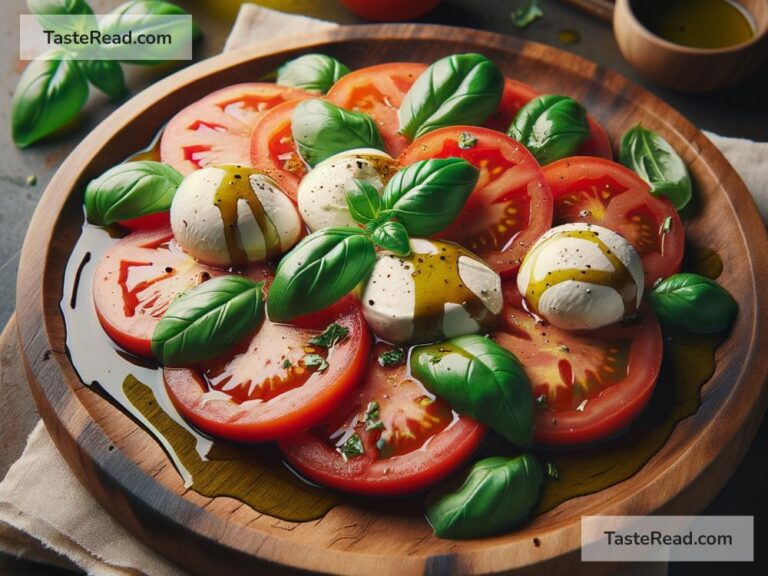 how to create a classic Caprese salad