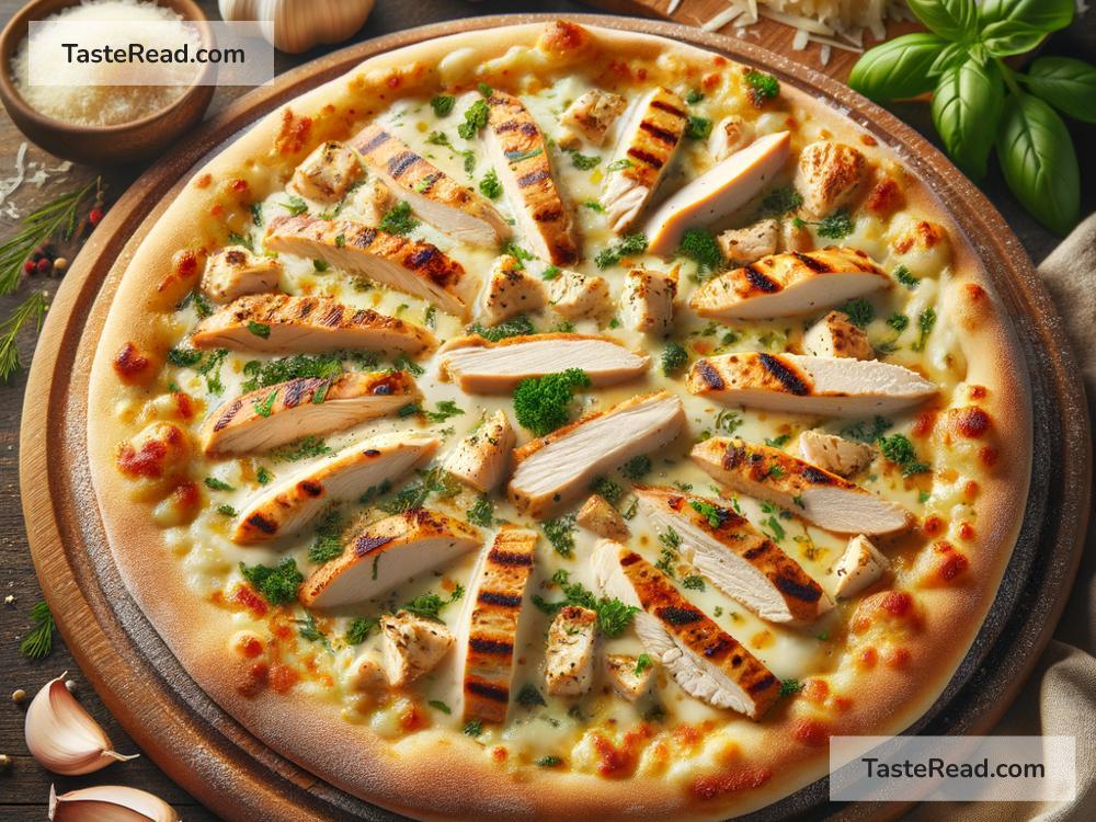 how to create a classic chicken alfredo pizza