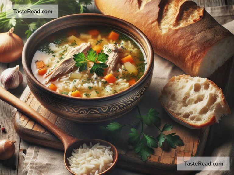 how to create a classic chicken and rice soup