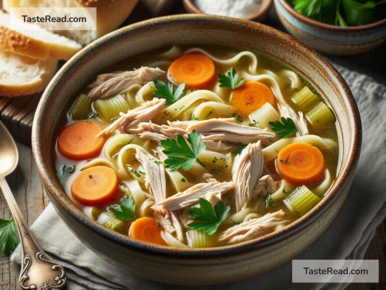 how to create a classic chicken noodle soup