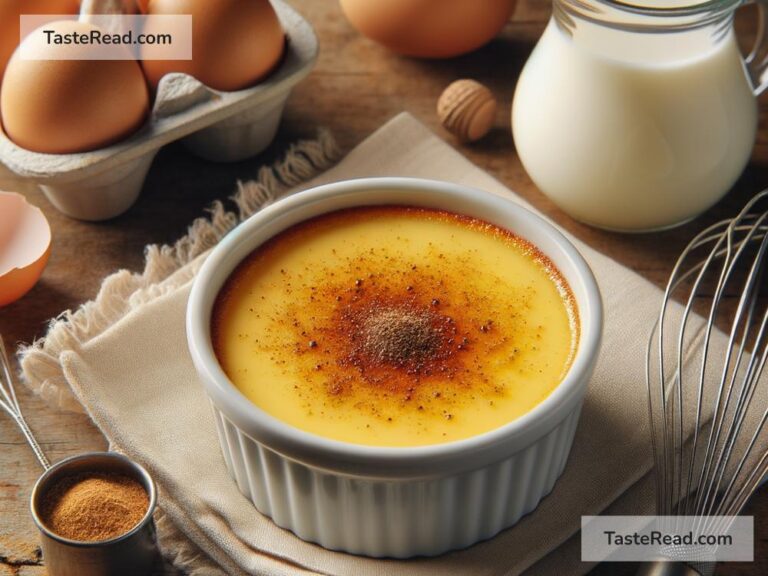 how to create a classic egg custard