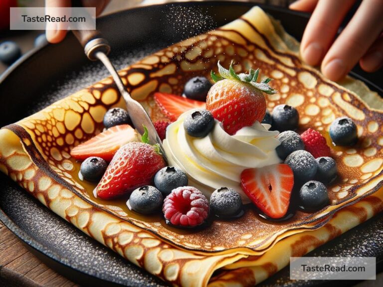 how to create a classic French crepe