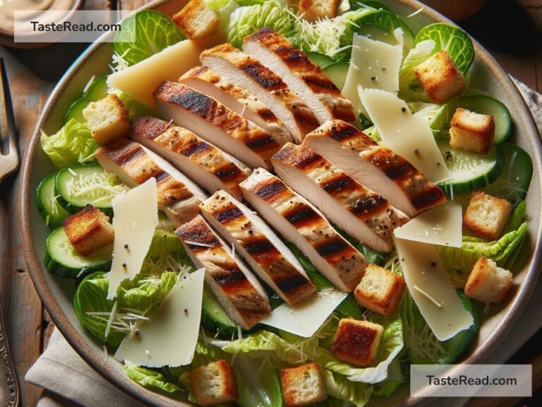 how to create a classic grilled chicken Caesar salad