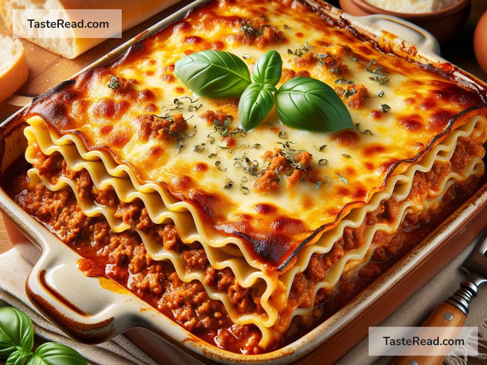 how to create a classic lasagna bolognese