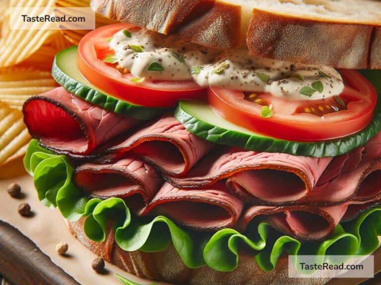 how to create a classic roast beef sandwich
