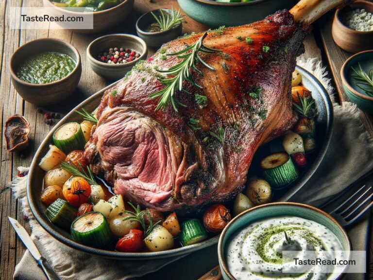 how to create a classic roasted leg of lamb