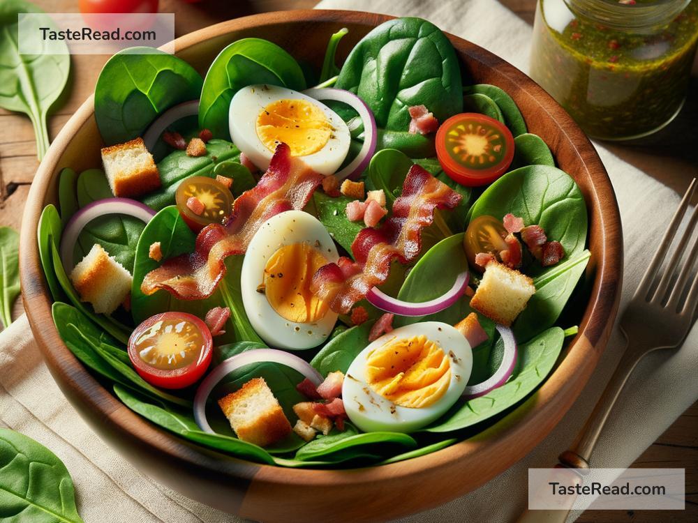 how to create a classic spinach salad