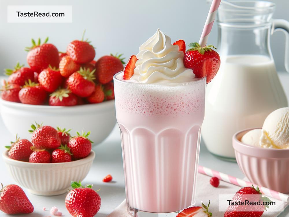 how to create a classic strawberry milkshake