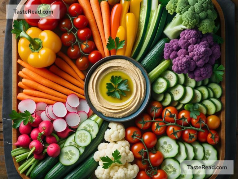 How to Create a Colorful Veggie Platter