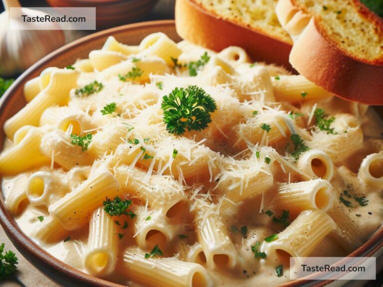 how to create a creamy Alfredo pasta