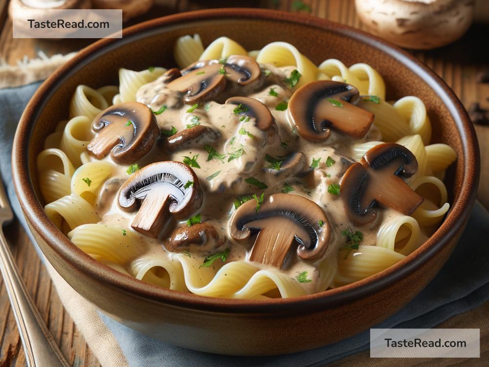 how to create a creamy mushroom stroganoff