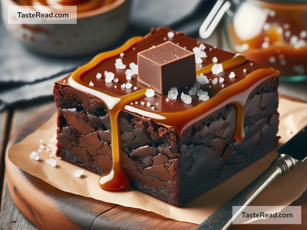 How to Create a Decadent Salted Caramel Brownie with Homemade Ganache