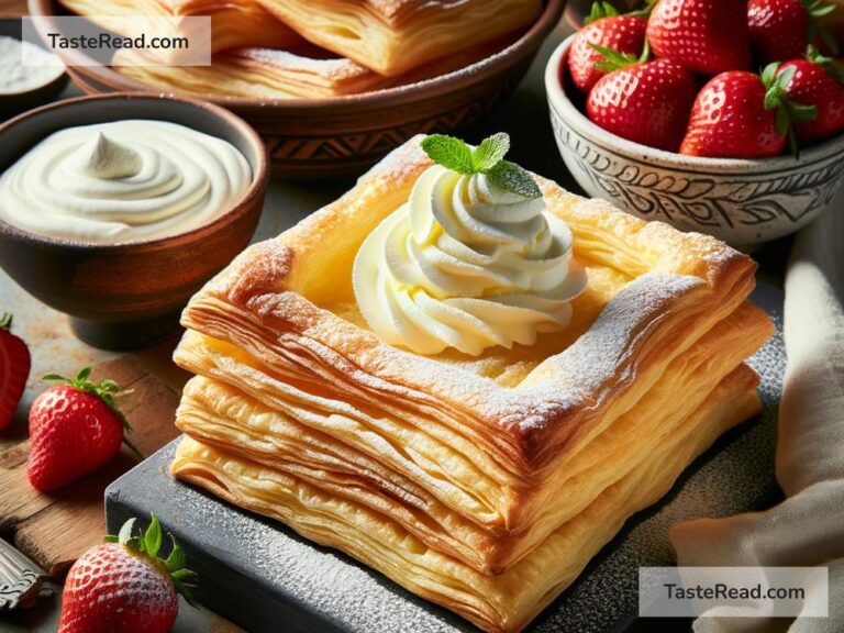 how to create a delicate mille-feuille