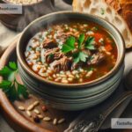 how to create a hearty beef and barley soup