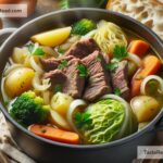 how to create a hearty beef and cabbage soup