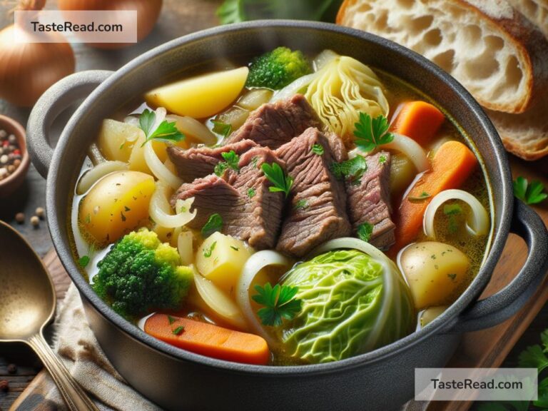 how to create a hearty beef and cabbage soup