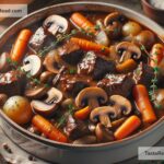 how to create a hearty beef and mushroom casserole