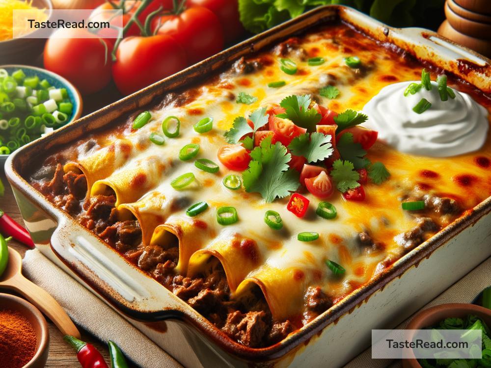 how to create a hearty beef enchilada casserole