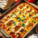 how to create a hearty chicken enchilada bake