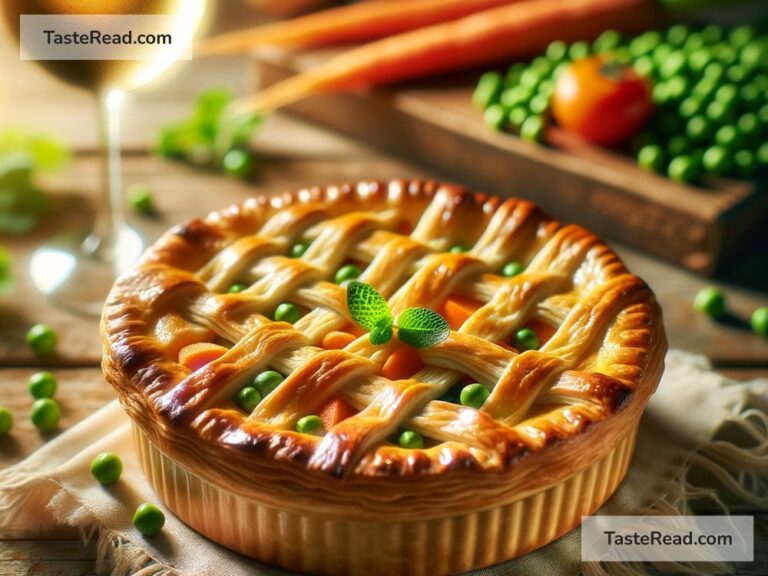 how to create a hearty chicken pot pie with puff pastry