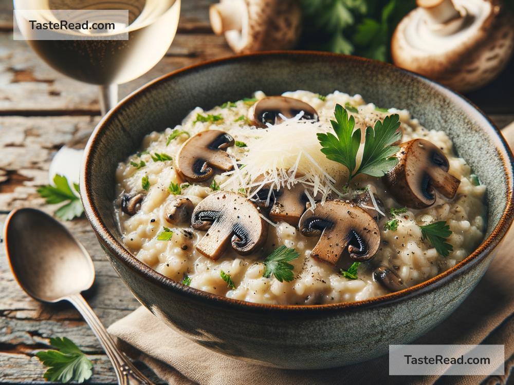 how to create a hearty mushroom risotto
