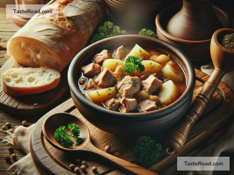 how to create a hearty pork and potato stew